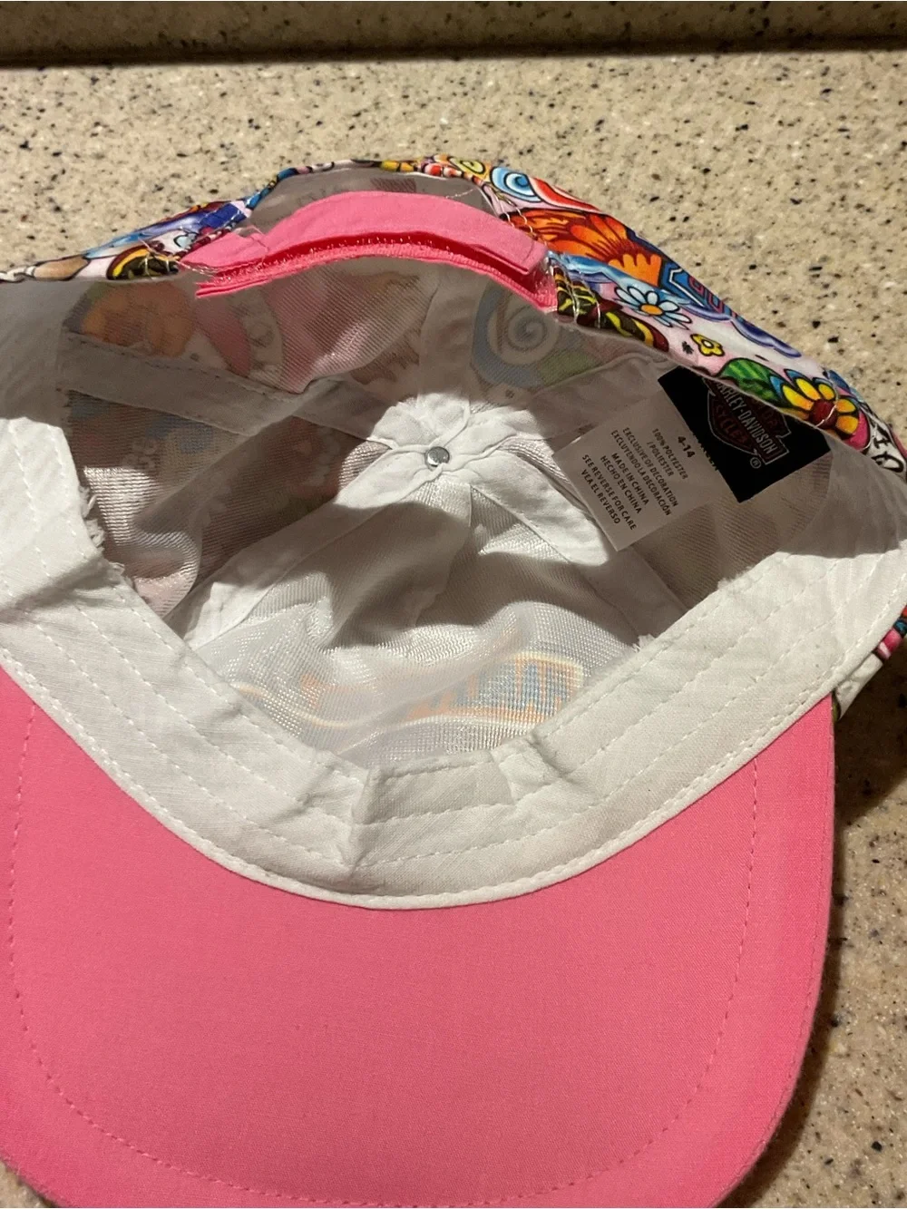 Harley Davidson Motorcycles Hat Cap Girls 4-14 Strapback